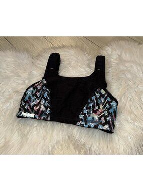 Glamorise Sport Adjustable Elite Performance Underwire Sports Bra 32C 9167